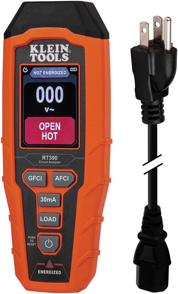 Klein Tools RT390 Circuit Analyzer with Large LCD Display