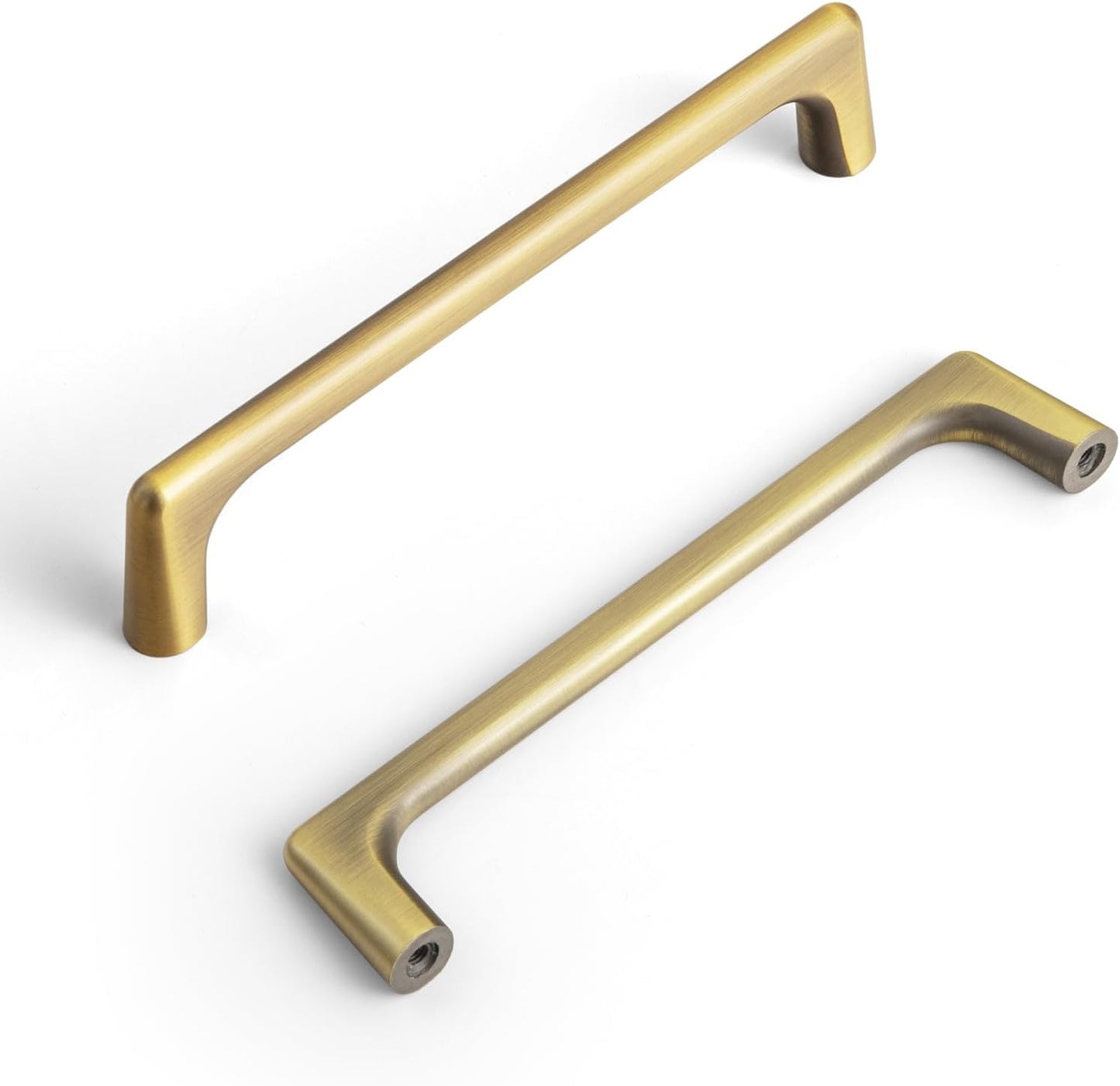 Goo-Ki 6 Pack Brass Bronze Cabinet Pulls for Stylish Storage