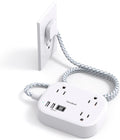 Cruise Ship Essentials Travel Power Strip with USB C - Compact