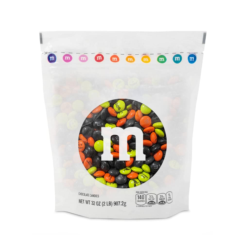 M&MS Pre-Printed Halloween Candy - Perfect for Parties and Treats