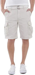 UNIONBAY Men's Survivor Belted Cargo Shorts for Comfort and Style