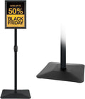 Adjustable Sign Stand for Display with Upgraded Iron Base - Stable