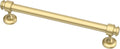 Alzassbg Matt Gold Cabinet Pulls 6-1/4 in Hole Centers - Solid Finish