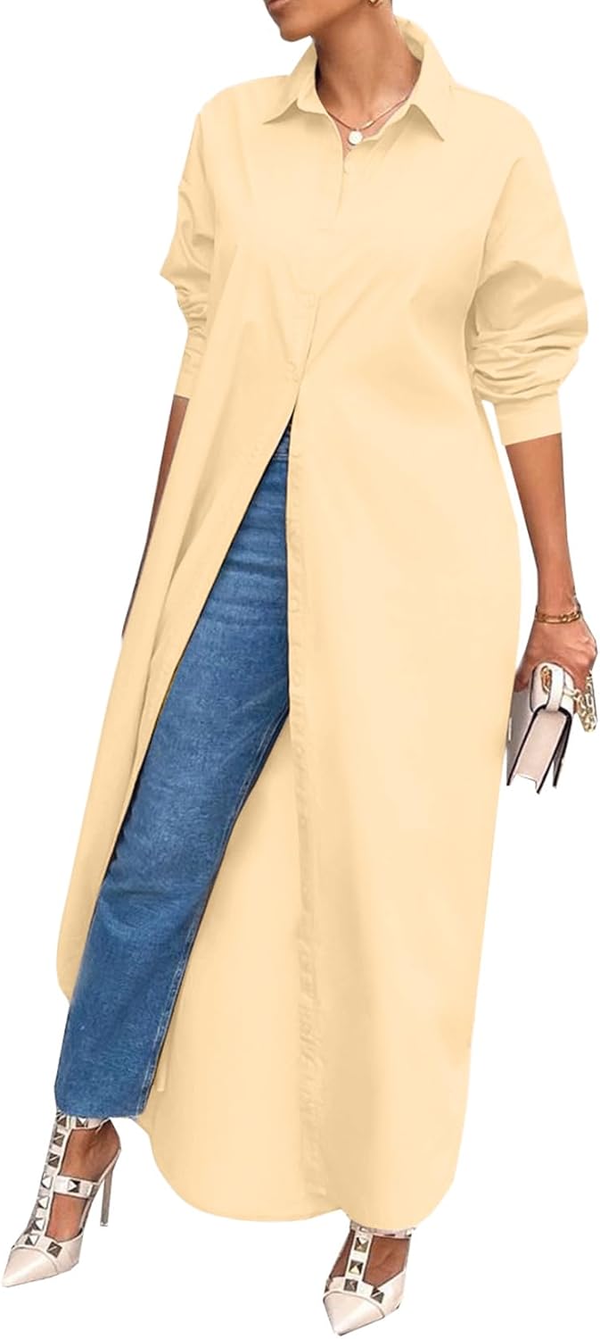 Stylish Choichic Shirt Dresses for Women - Casual Maxi Style