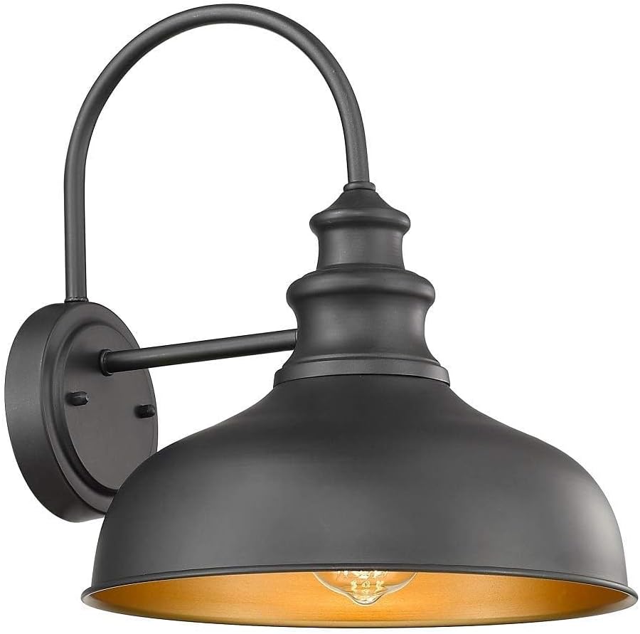 Bestshared Outdoor Gooseneck Barn Light for Vintage Charm
