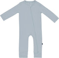 KYTE BABY Unisex Rayon Bamboo Zippered Romper 0-24 Months - Soft Shoes