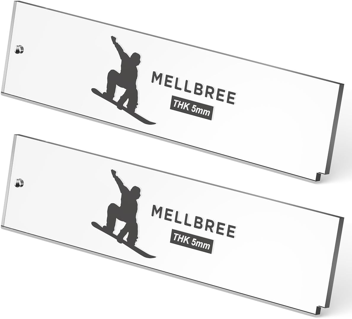 Mellbree 5MM Thick Ski Wax Scraper