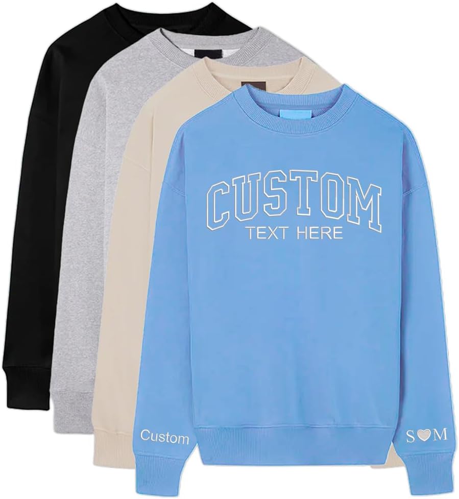 Design Your Own Custom Embroidered Hoodie - Personalized Gifts