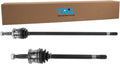 TRQ Front CV Axle Shaft Assembly Set Compatible with 1999-2004 Jeep