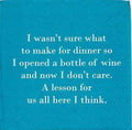 Wine-Inspired Cocktail Napkins by Mary Phillips