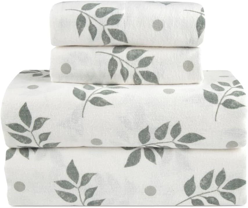 Lodge & Linen Flannel Sheets Queen Size for Cozy Comfort