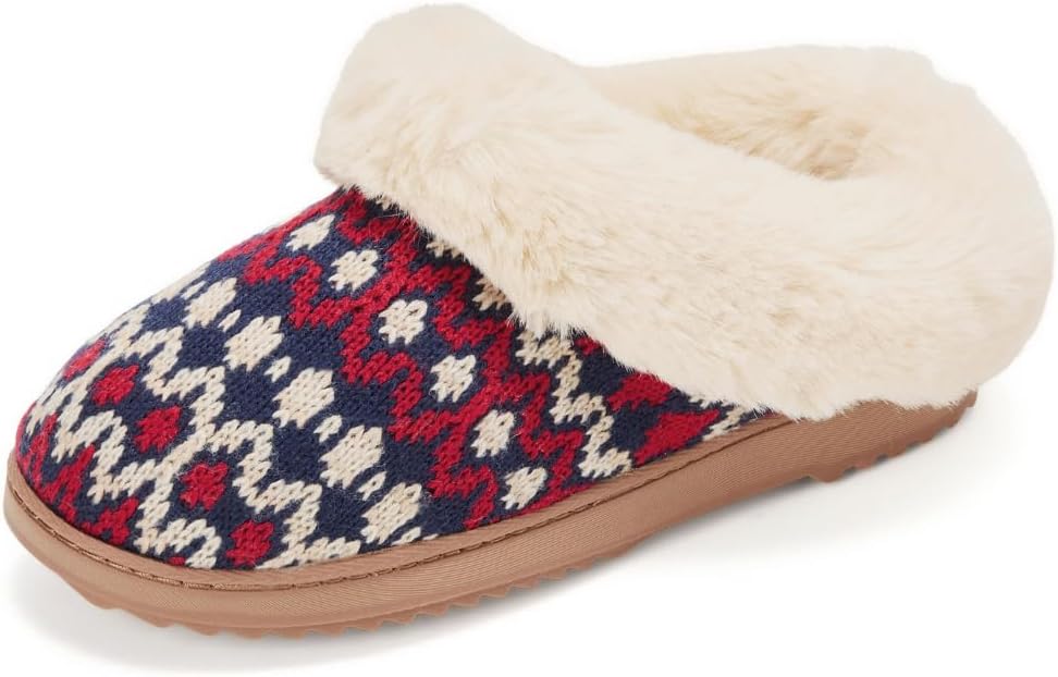 Dearfoams Women's Hannah Chenille Knit Clog Slippers Review