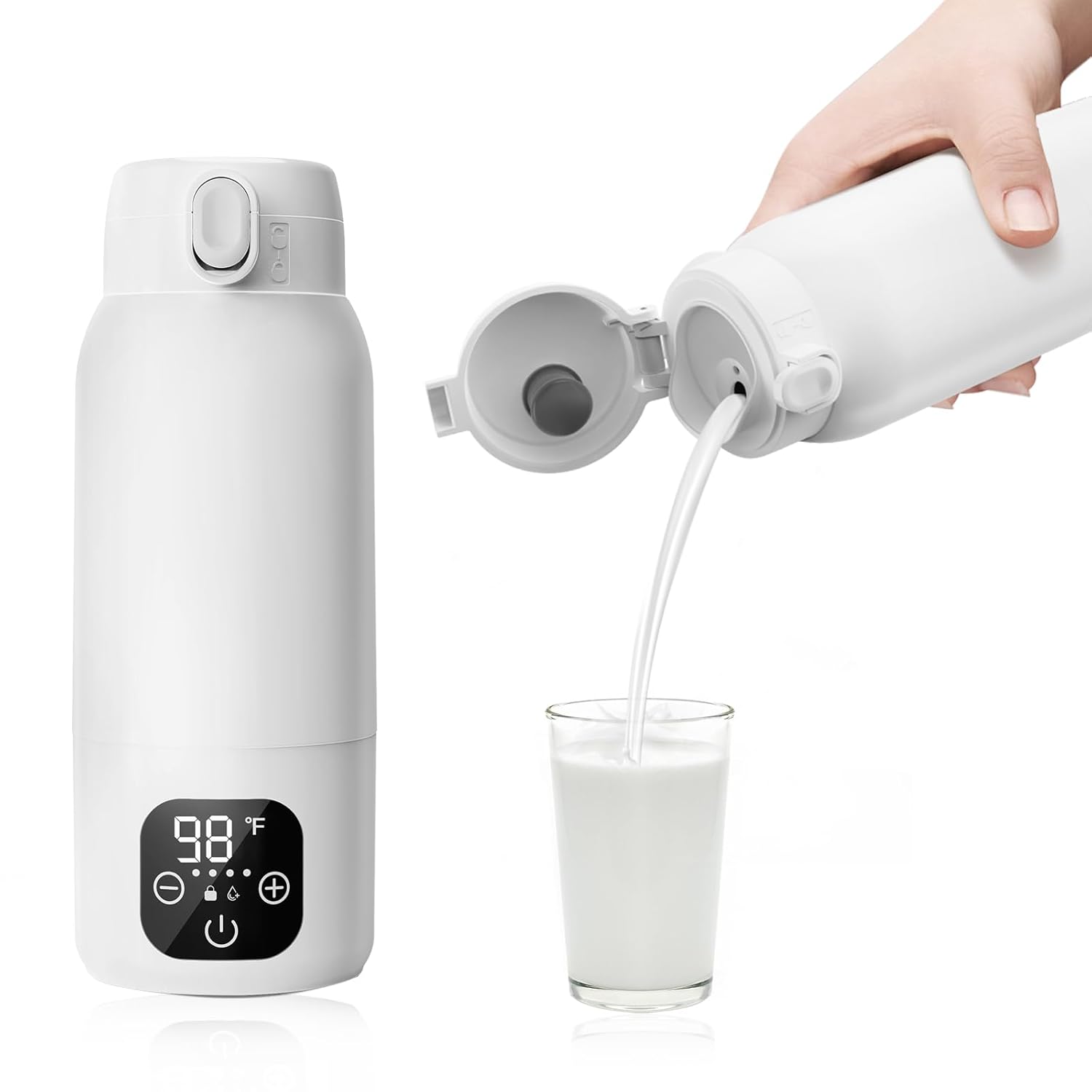Portable Bottle Warmer for Travel - Fast Heating & Temp Control