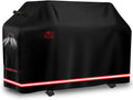 BBQ Grill Cover 76-83 in Adjustable Heavy Duty Waterproof - Best for 6