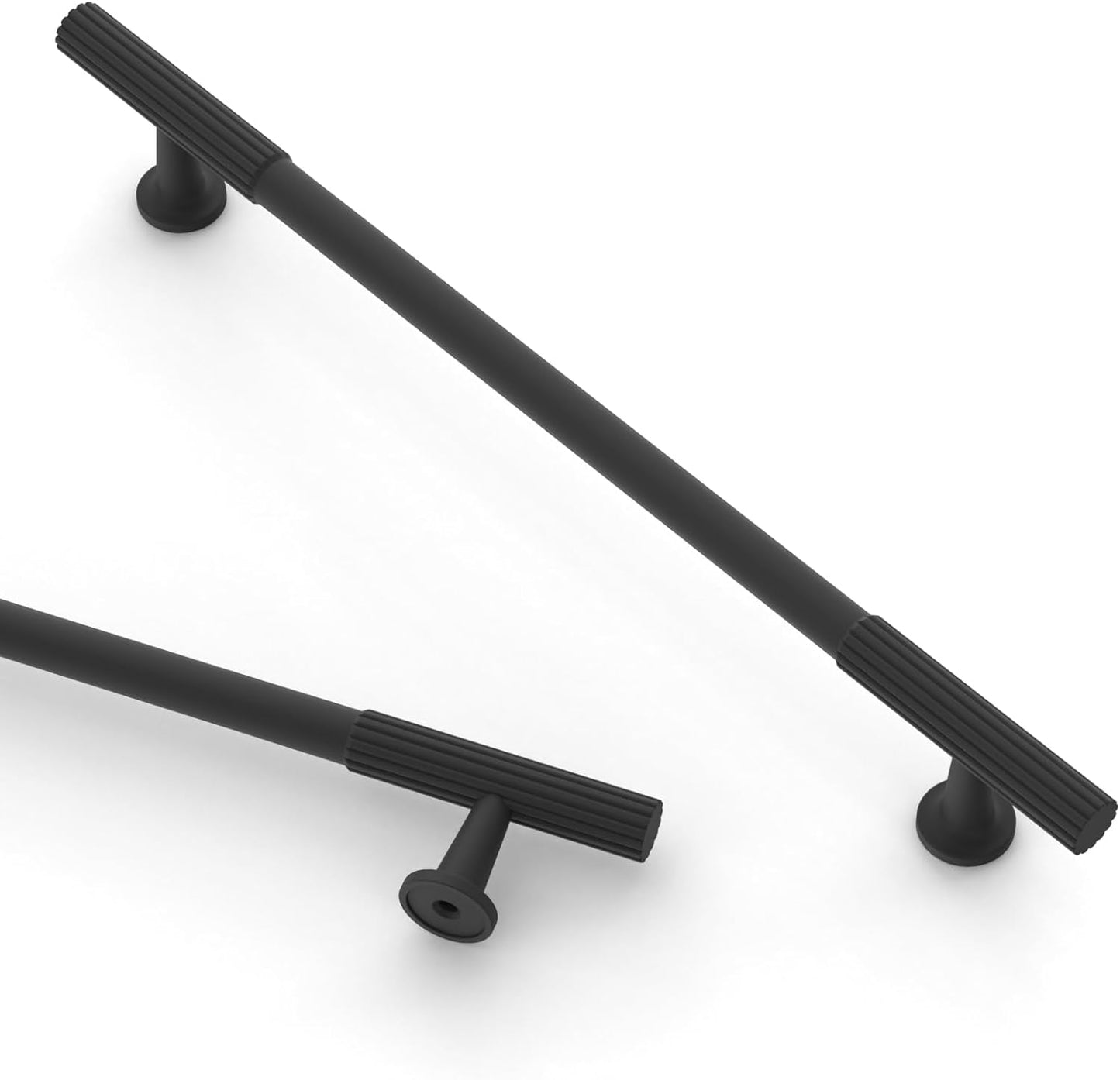 Asidrama 10 Pack 6.3 Inch Matte Black Cabinet Pulls for Kitchen