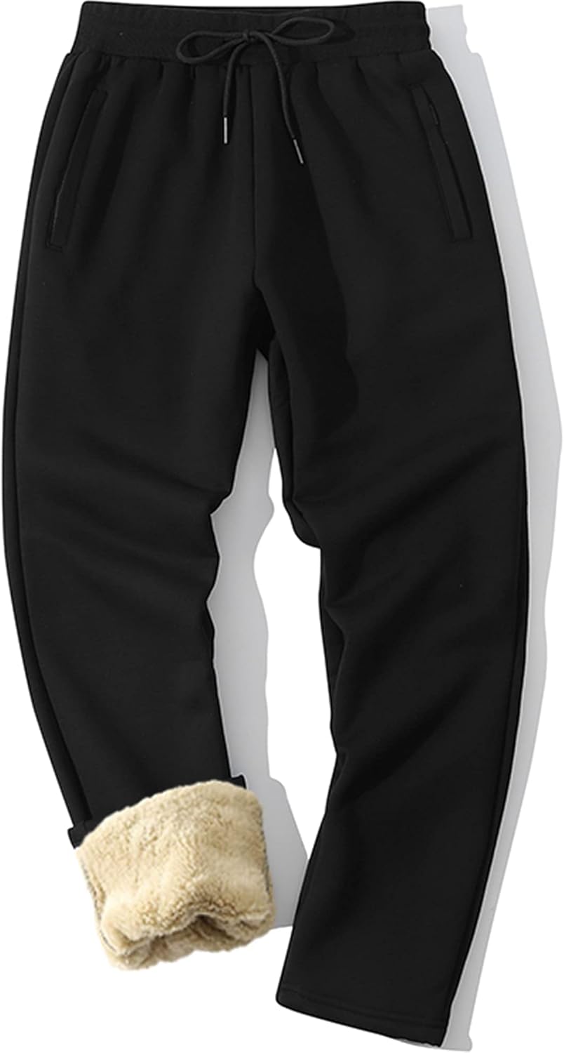 Men's Winter Fleece Sweatpants for Active Outdoor Sports