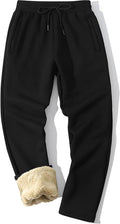 Men's Winter Fleece Sweatpants Sherpa Lined Joggers - Warm Active Wear