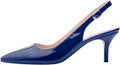 JOY IN LOVE Kitten Heels Slingback Pumps Pointy Toe - Comfortable 2