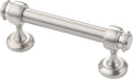 Alzassbg Brushed Satin Nickel Cabinet Pulls 3 in Hole Centers - Solid