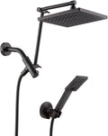 High Pressure Rain Shower Head Combo with Double Extension Arm