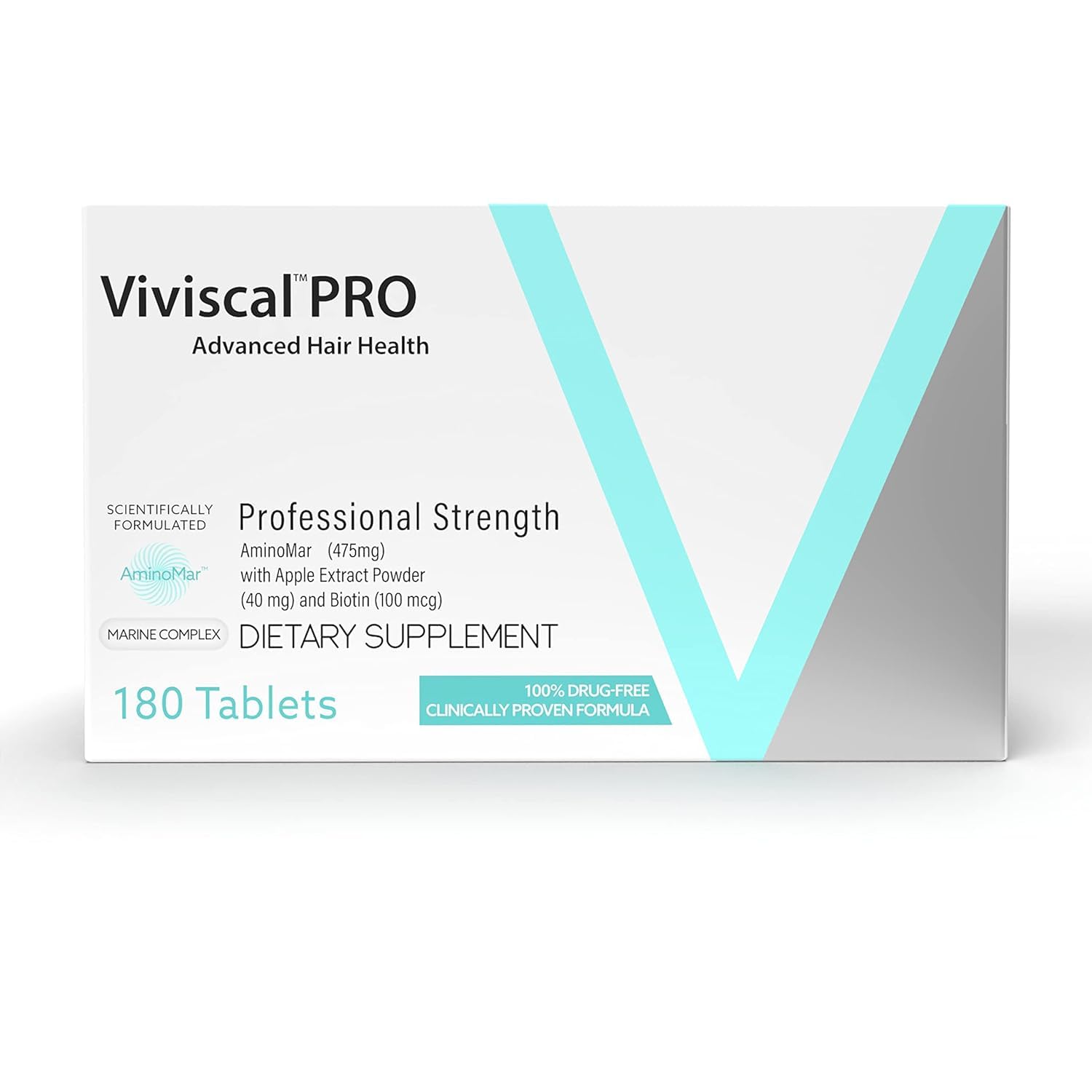 Professional Hair Supplement for Men & Women - 180 Tablets