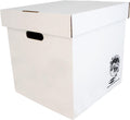Durable Set of 5 12 in Vinyl Record Storage Boxes - Heavy-Duty