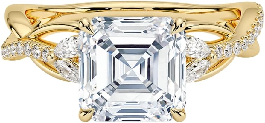 1-3 CT Moissanite Engagement Ring for Timeless Love