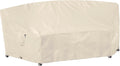 Curved Patio Furniture Cover for Outdoor Sectional Sofa 96in