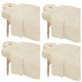 4 Sets Premium Microfiber Massage Table Sheets Set - Soft, Commercial