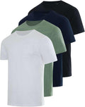 Men's Cotton Performance 4-Pack Pocket Tee - Big & Tall Options