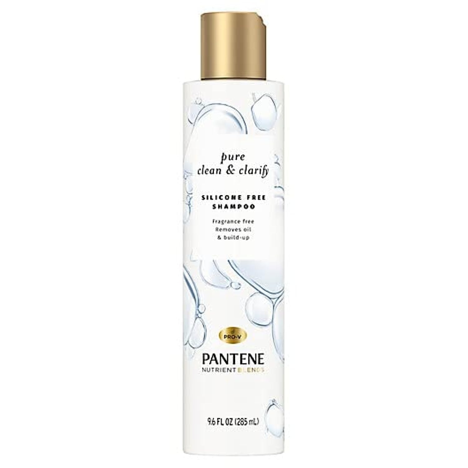 Pantene Pure Clean Shampoo, Silicone Free, 9.6 oz