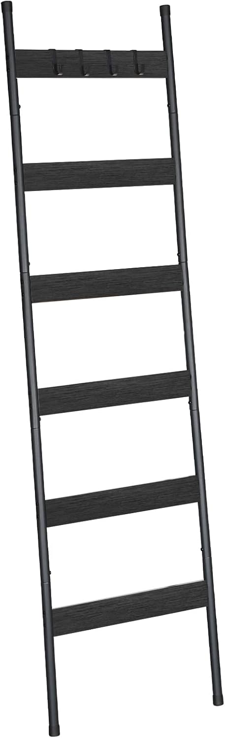 HOOBRO Blanket Ladder - 6-Tier Towel Rack for Home Decor