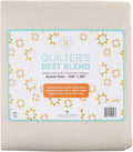 Quilt Batting Queen Size 108in x 96in - Medium Weight Cotton Poly