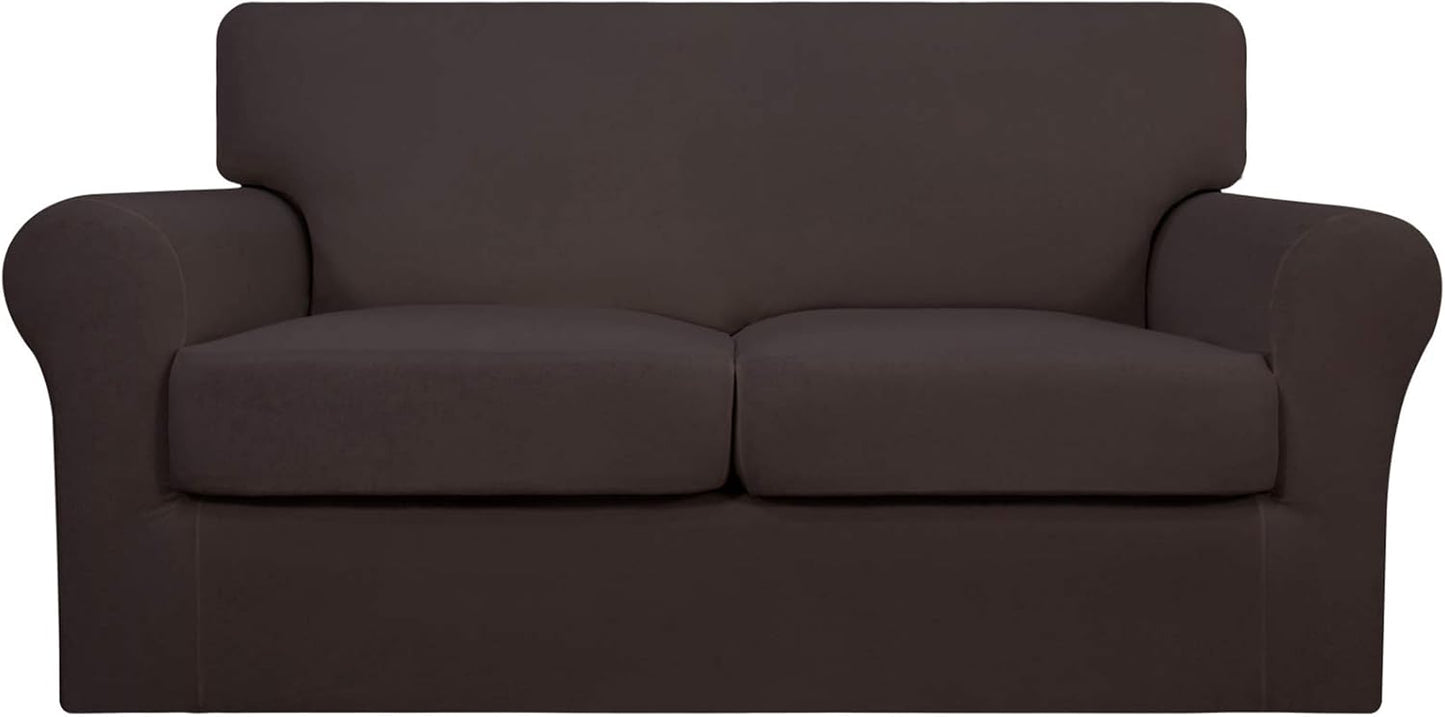 Easy-Going 3 Pieces Stretch Soft Couch Cover for Dogs and Pets