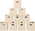 Fabric storage bins Cubes Fabric Cube Organizer with Handle - Set