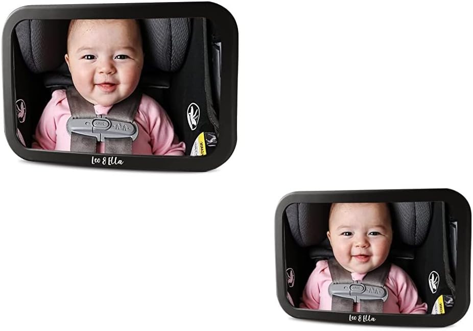 Leo&Ella Shatterproof Baby Car Mirror Set