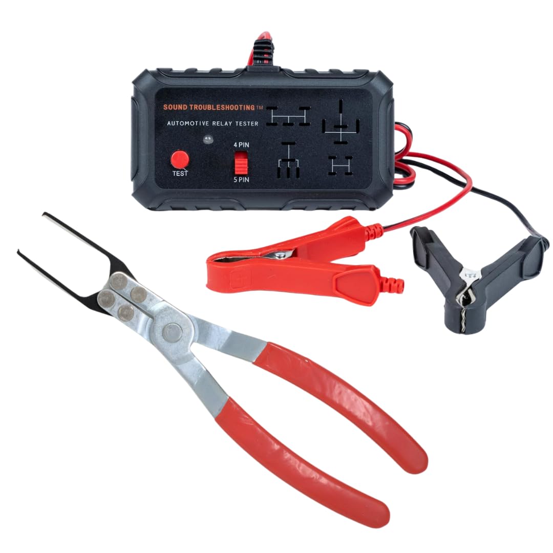 Automotive Relay Tester with Puller - 12V Diagnostic Tool