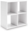 Onita 4-Cube Organizer White Finish - Compact Storage