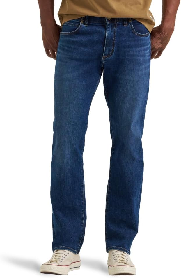 Lee mens Extreme Motion Straight Taper Jean for Comfort and Style