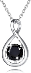 Dainty Infinity Birthstone Necklace for Women - Elegant Gift Choice