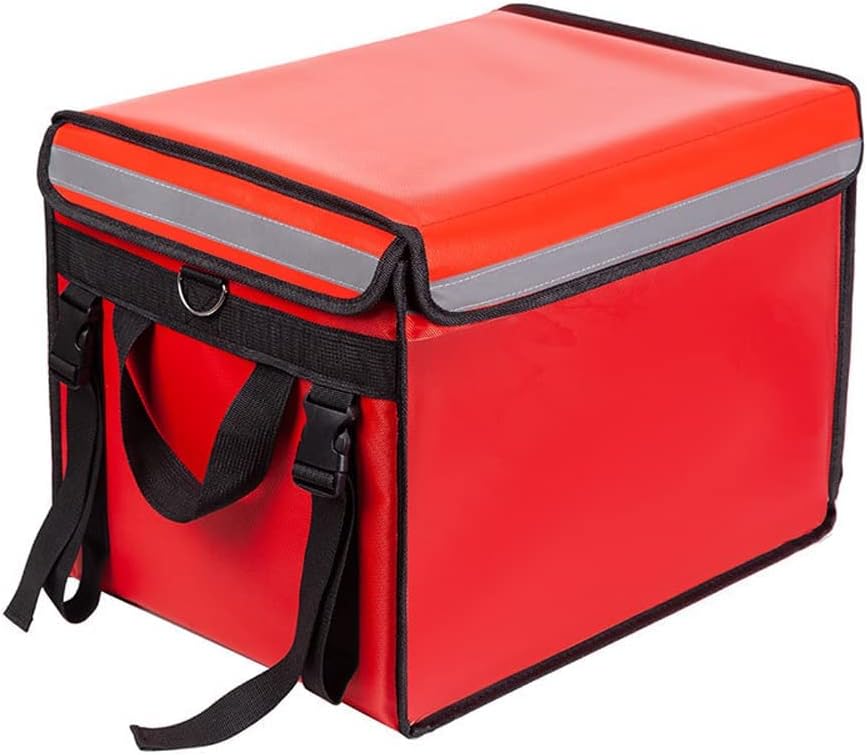 Red Insulated Bags For Food Delivery XL - Perfect for Catering