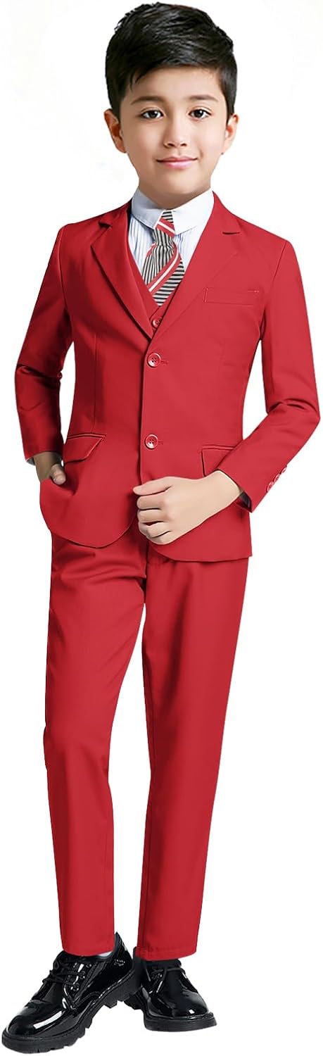 YuanLu Boys Suit for Kids Tuxedo Wedding Ring Bearer Outfit