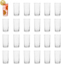 Highball Glasses Set of 24 - 8oz Tall Water Glasses for Cocktails