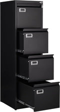 4 Drawer File Cabinet Vertical Filing Cabinet for Home Office - Deep