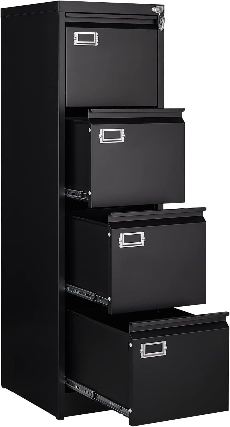 Secure Your Documents: Locking Metal File Cabinet by Anxxsu