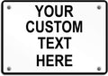 Aluminum Weatherproof Metal Sign 24x18in - Durable Custom Traffic Sign