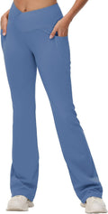 baleaf V Crossover Flare Leggings with Pockets (Style L7V7)