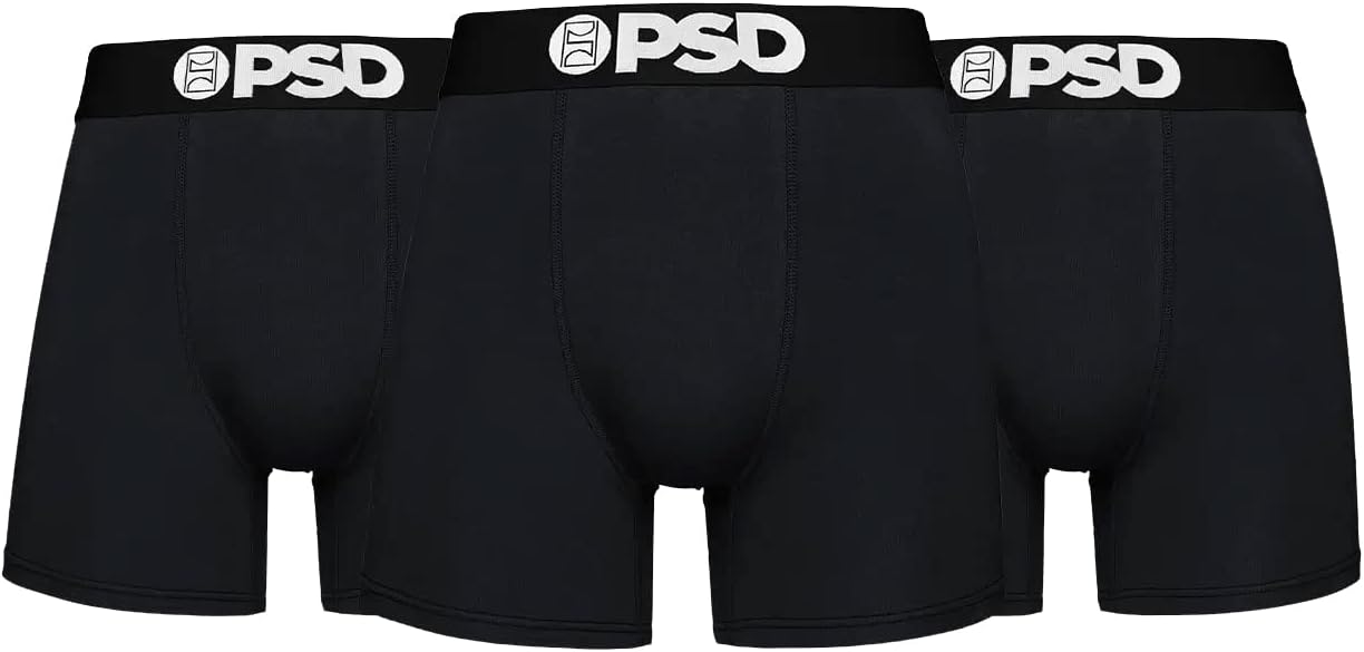 PSD Underwear Mens Boxer Briefs - Soft & Breathable Comfort