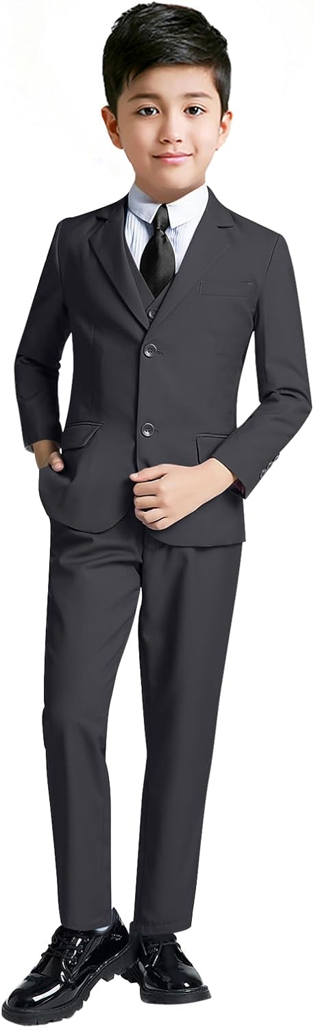 YuanLu Boys Suit for Kids Tuxedo Wedding Ring Bearer Outfit