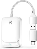 MoKo Wireless CarPlay Adapter for iPhone 2025 - White Plug & Play